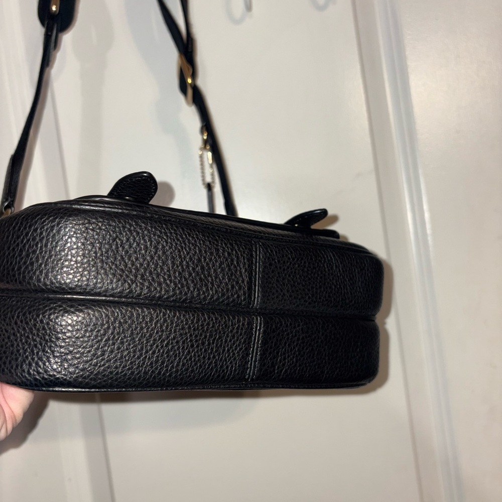 Coach Lucy Crossbody Shoulder Bag Black Pebbled Leather - Picture 13 of 16